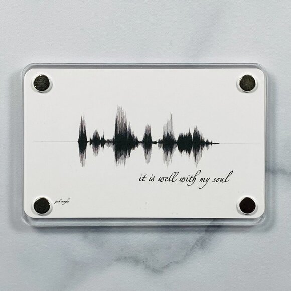 It Is Well With My Soul Soundwave Magnet - Picture 1 of 6